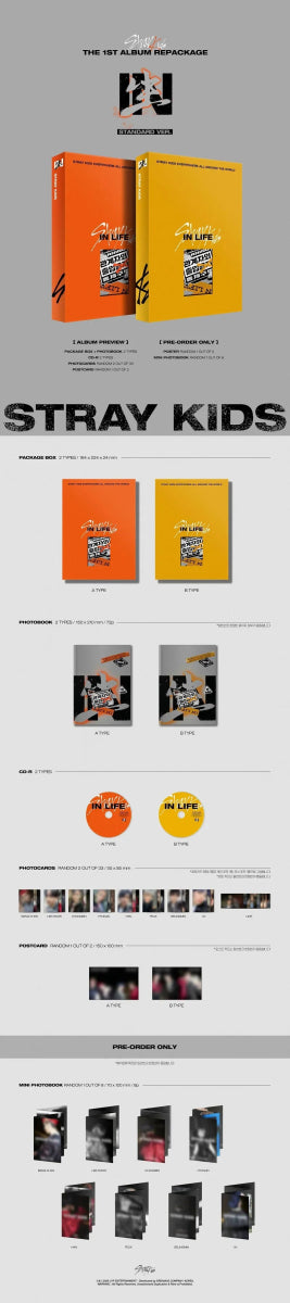 Album – Stray kids - 1st Album repackage 'IN生 (IN LIFE)' | JYP entertainment | K - Boo