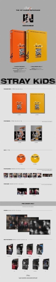 Album – Stray kids - 1st Album repackage 'IN生 (IN LIFE)' | JYP entertainment | K - Boo