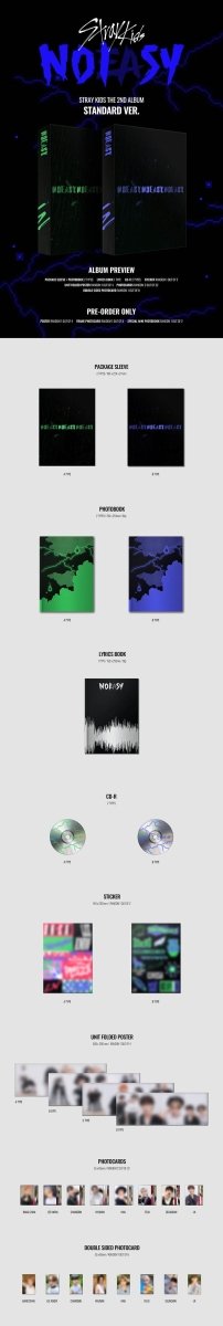 Stray Kids 2nd Album NOEASY (Standard Ver.) kpop — K-BOO