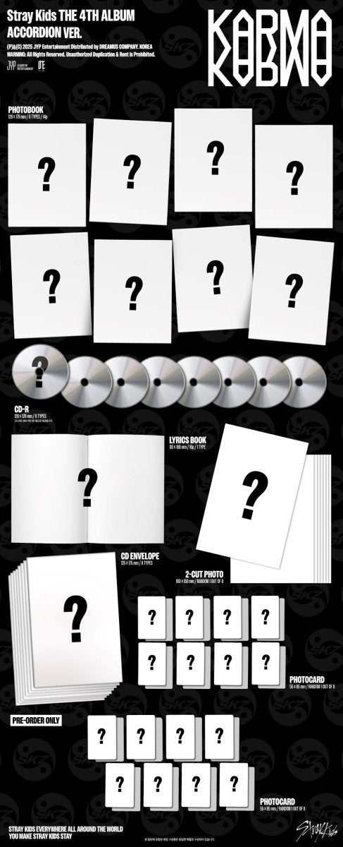 (Music plant) Stray Kids – 4th Album KARMA - ACCORDION Ver.
