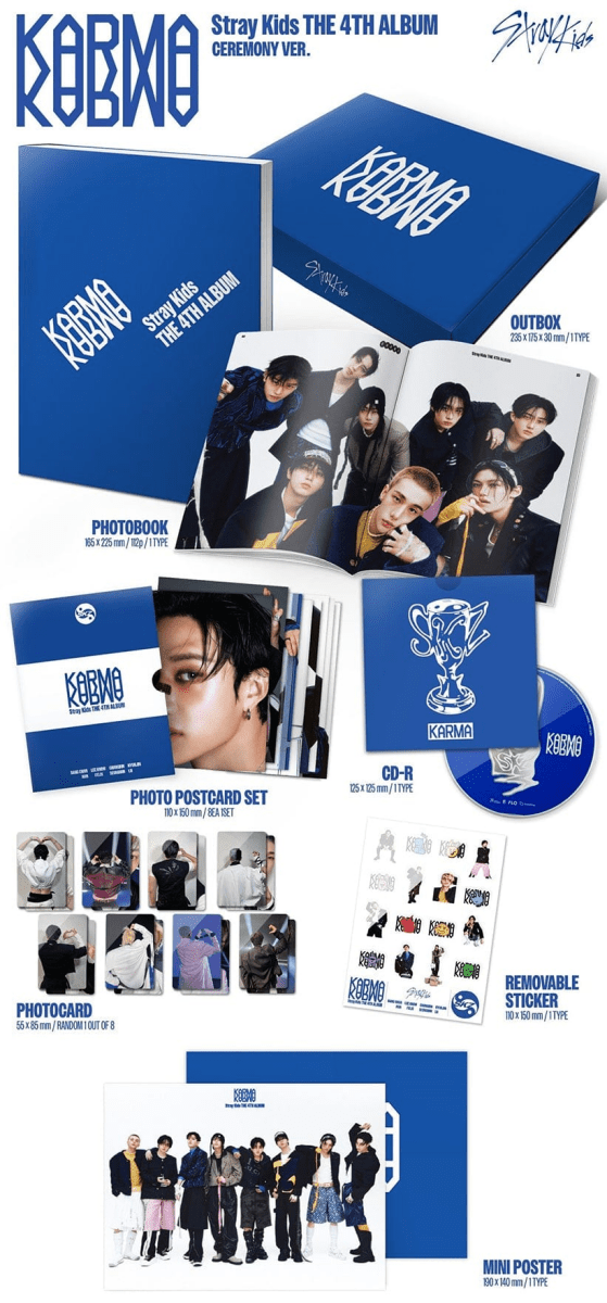 Stray Kids 4th Album KARMA CEREMONY / HOORAY Ver. kpop — K-BOO