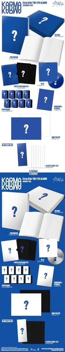 (ALADDIN) Stray Kids – 4th Album KARMA [CEREMONY / HOORAY Ver.]