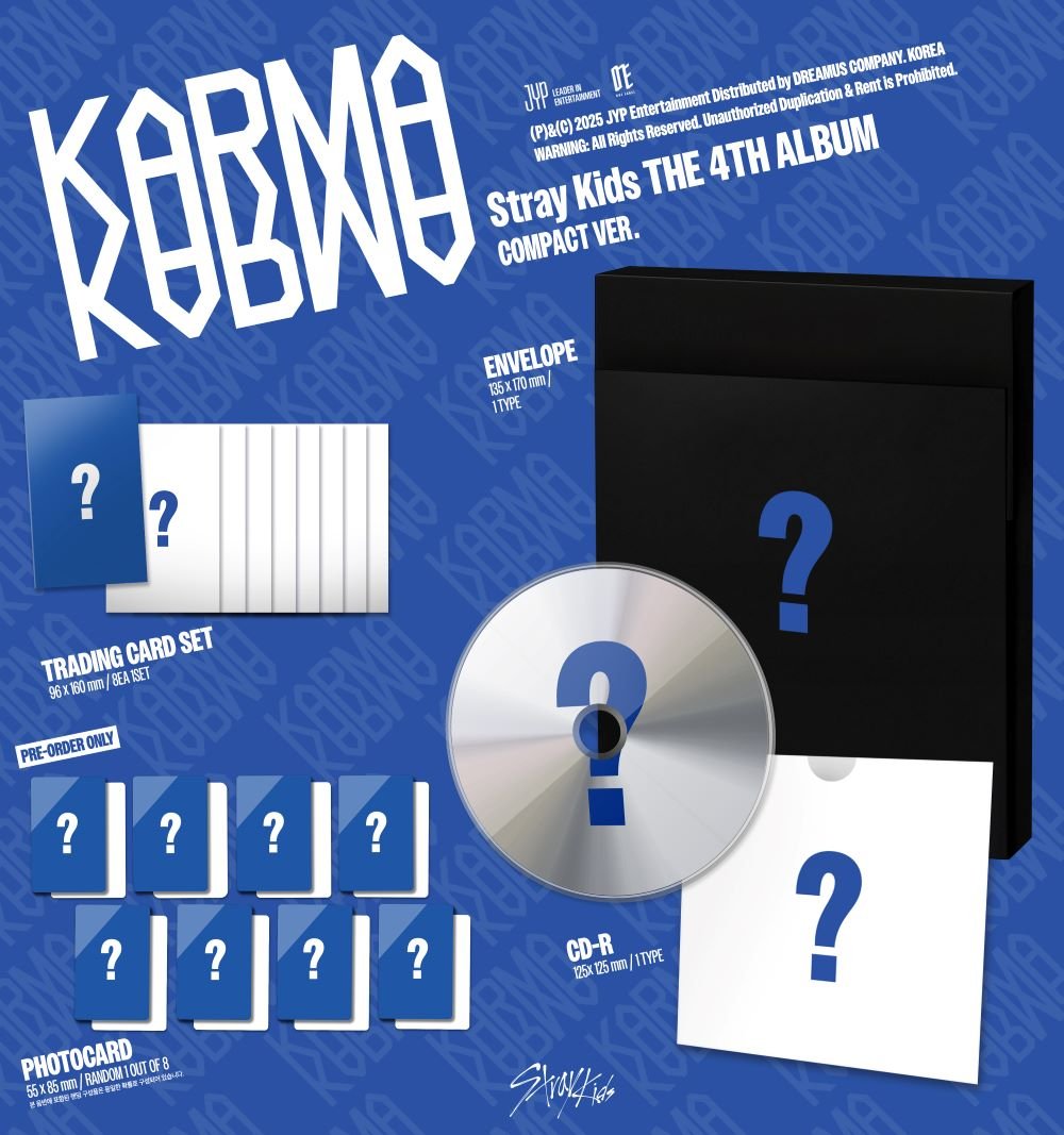 (Aladdin) Stray Kids – 4th Album KARMA COMPACT Ver.