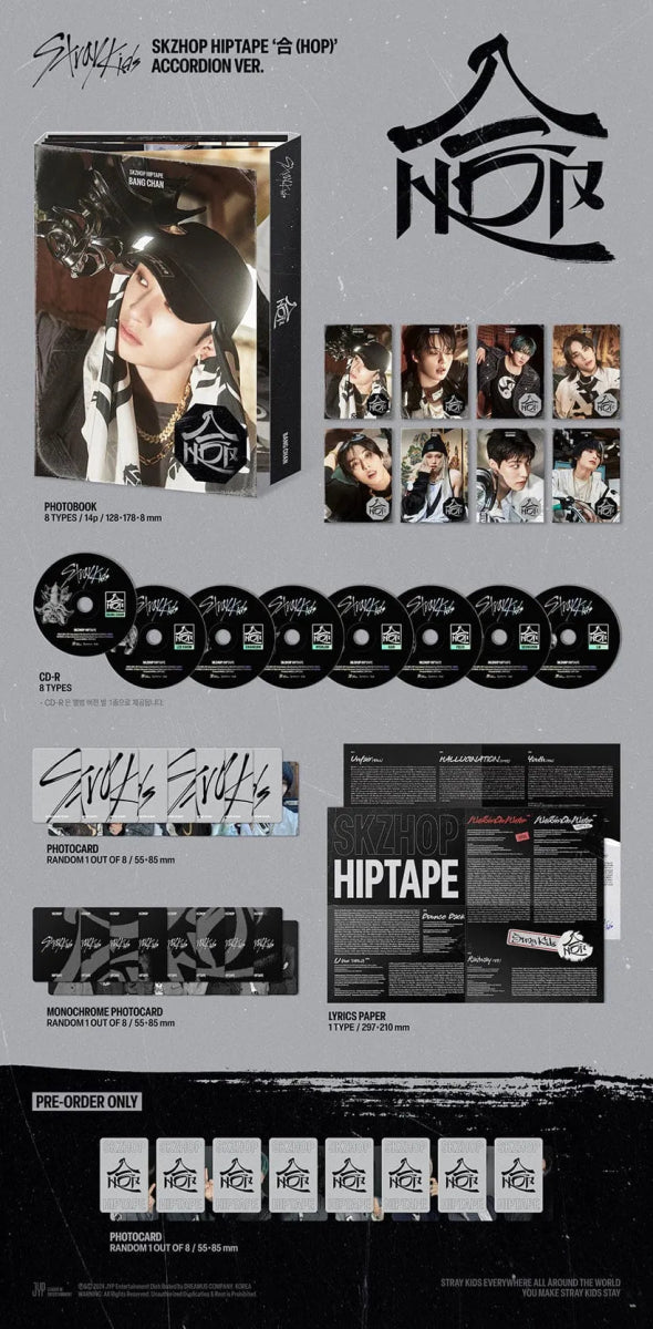 Album – Stray Kids Album - SKZHOP HIPTAPE (合) (HOP) (Accordion Ver.) | JYP entertainment | K - Boo