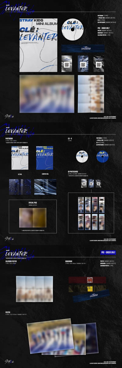 Album – Stray Kids - Mini Album [Clé : LEVANTER] | JYP entertainment | K - Boo