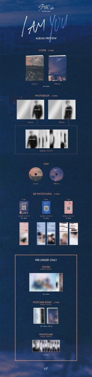 Stray Kids Mini Album Vol.3 I am YOU kpop — K-BOO