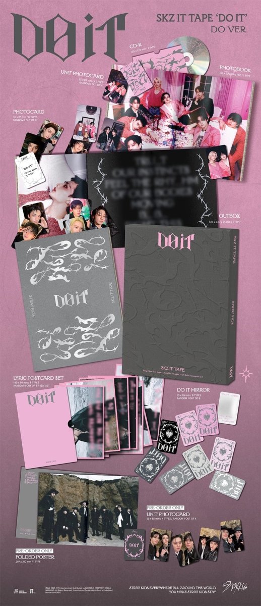 Album – Stray Kids - SKZ IT TAPE 'DO IT' (DO VER.) (Limited VER.) (2da tanda post navidad) | JYP entertainment | K - Boo