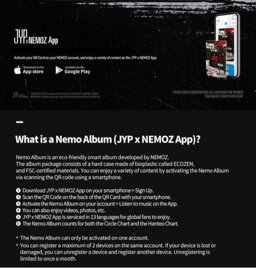 Album – Stray Kids - Skzhop Hiptape ‘合 (HOP)’ (Plataform album_nemo ver.) | JYP entertainment | K - Boo