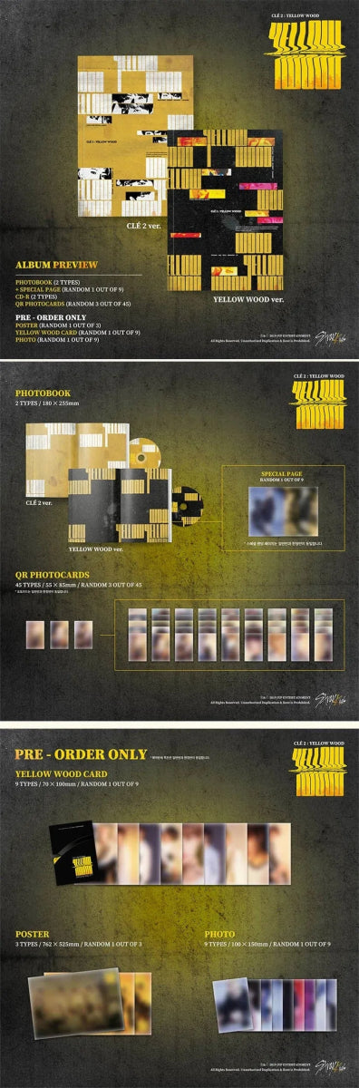 Album – Stray Kids - Special Album [Clé 2 : Yellow Wood] | JYP entertainment | K - Boo