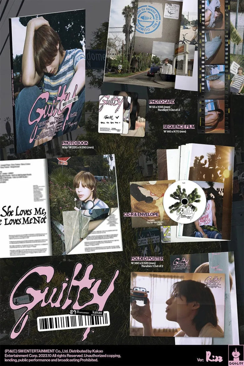 Album – TAEMIN - 4th Mini Album [GUILTY] (Photo Book Ver.) | SM entertainment | K - Boo