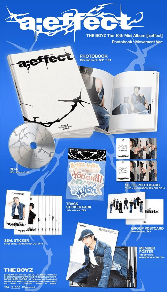 Album – THE BOYZ - 10th Mini Album [a;effect] | IST Entertainment | K - Boo