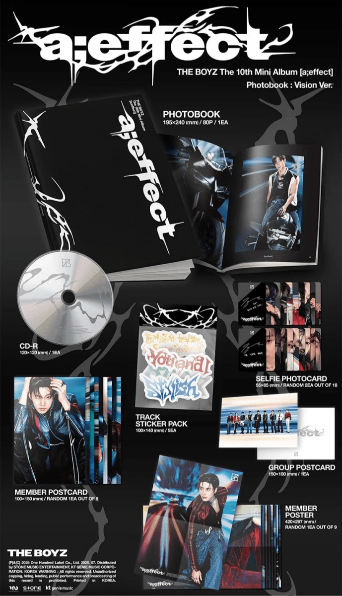 Album – THE BOYZ - 10th Mini Album [a;effect] | IST Entertainment | K - Boo