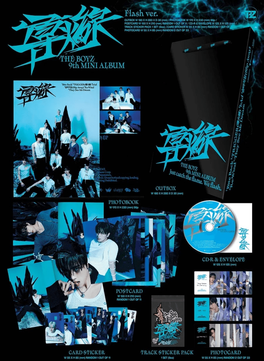 Album – THE BOYZ - 9th Mini Album TRIGGER | IST Entertainment | K - Boo