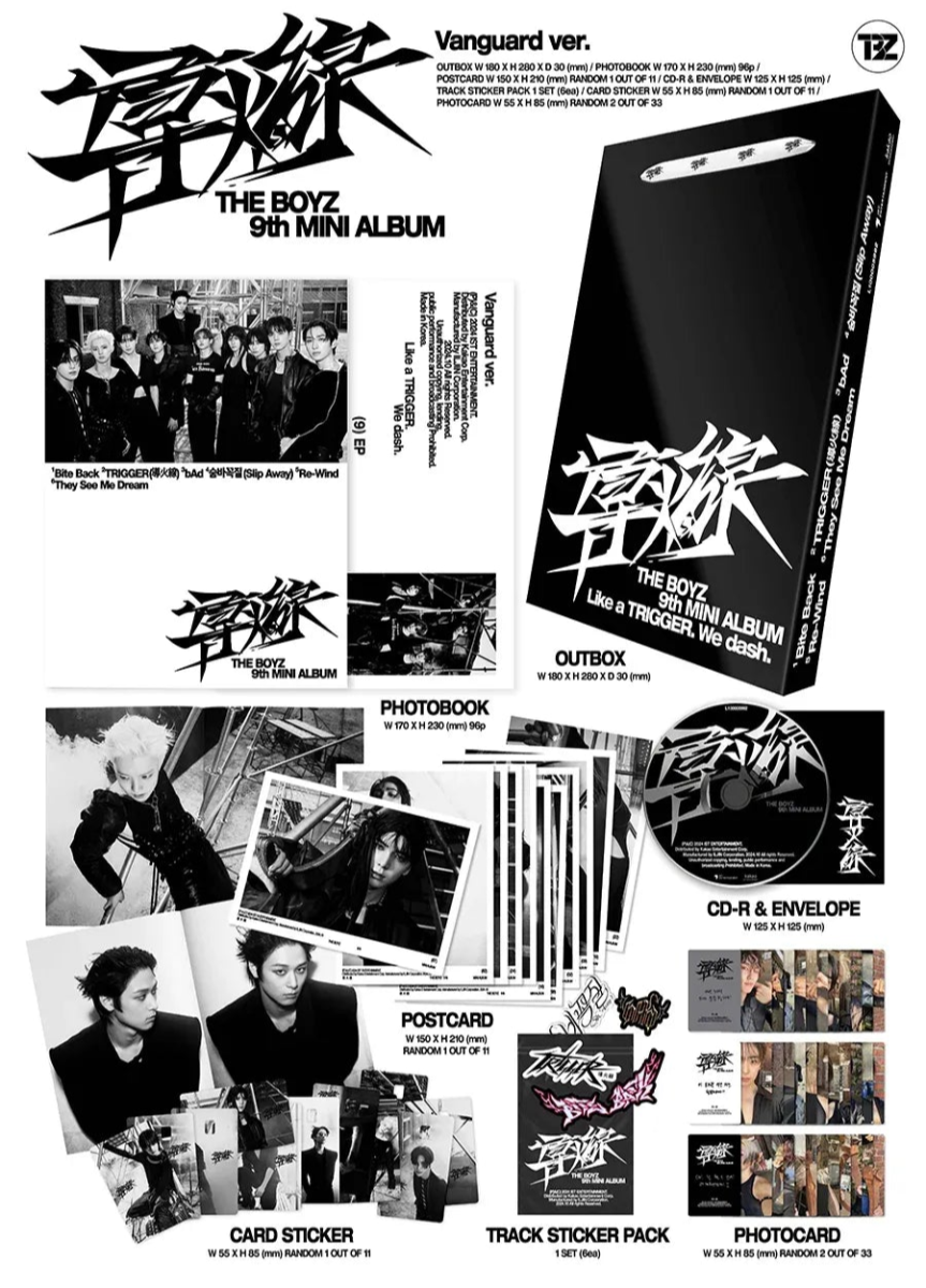 Album – THE BOYZ - 9th Mini Album TRIGGER | IST Entertainment | K - Boo