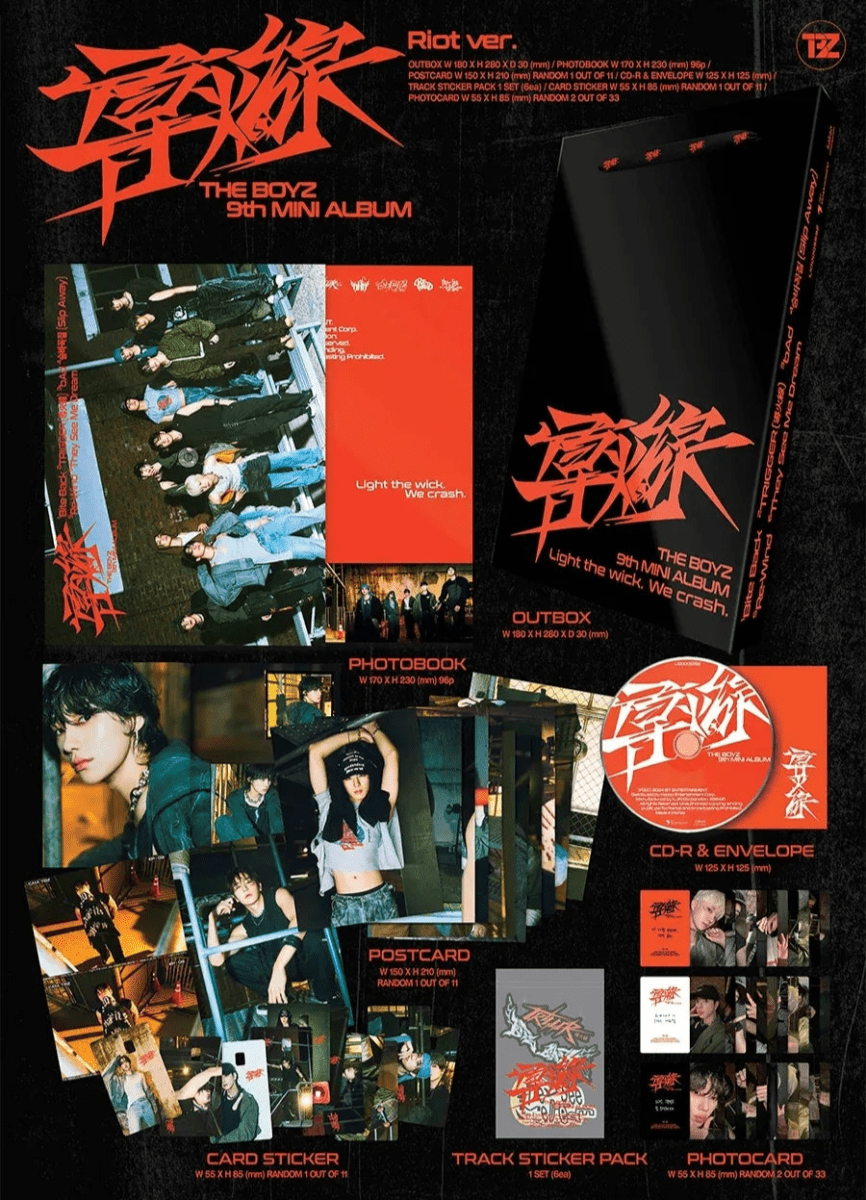 Album – THE BOYZ - 9th Mini Album TRIGGER | IST Entertainment | K - Boo