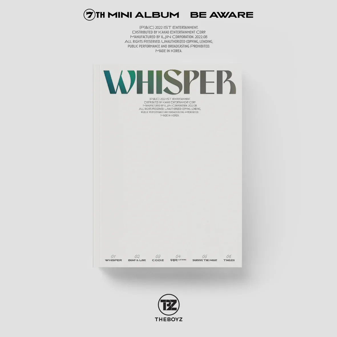 Album – THE BOYZ - Mini Album Vol.7 [BE AWARE] | IST Entertainment | K - Boo