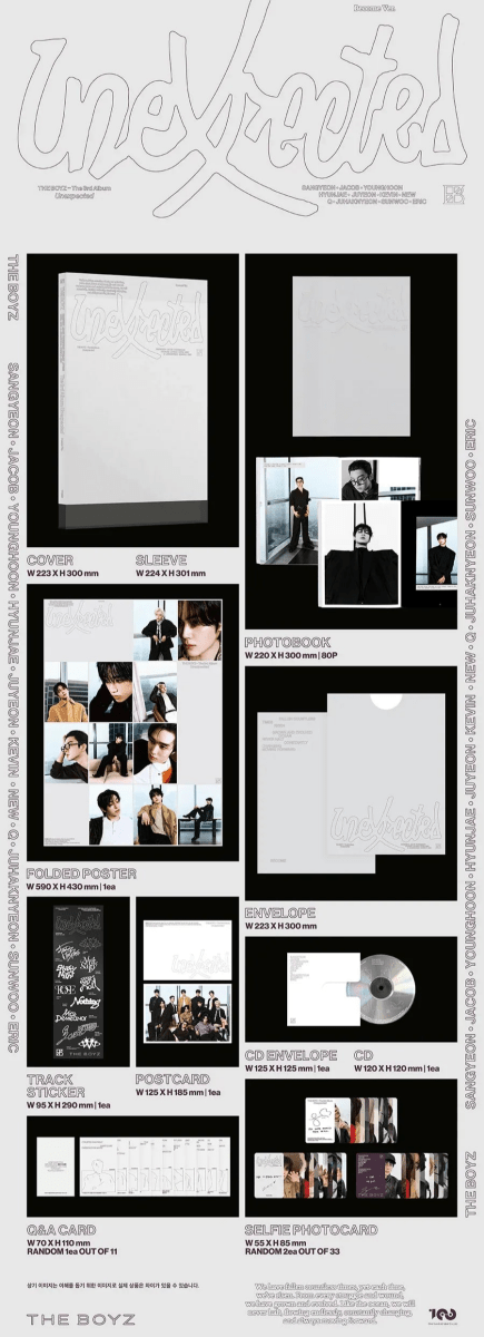 Album – THE BOYZ - The 3rd Album 'Unexpected' (Photobook Ver.) | IST Entertainment | K - Boo