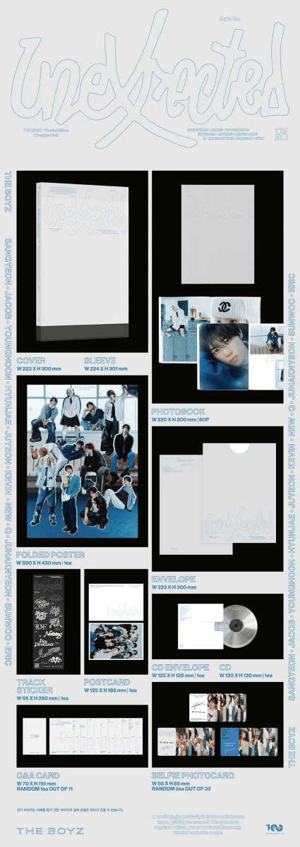 Album – THE BOYZ - The 3rd Album 'Unexpected' (Photobook Ver.) | IST Entertainment | K - Boo