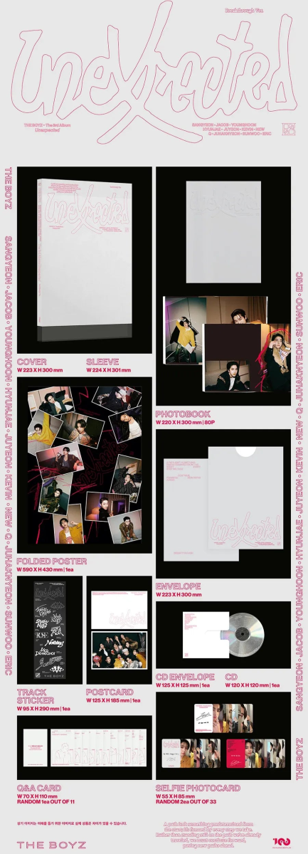 Album – THE BOYZ - The 3rd Album 'Unexpected' (Photobook Ver.) | IST Entertainment | K - Boo