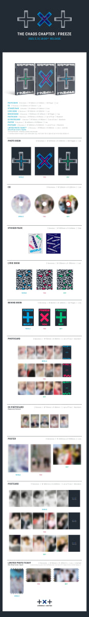 Album – Tomorrow x together (TXT) - 2nd Album [THE CHAOS CHAPTER : FREEZE] | Big hit | K - Boo