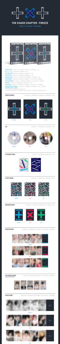 Album – Tomorrow X Together (TXT) - 3rd Album [THE NAME CHAPTER : FREEFALL] | Big hit | K - Boo