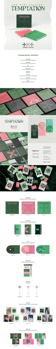 Tomorrow x together (Txt) - 5th Mini album THE NAME CHAPTER : TEMPTATION kpop — K-BOO