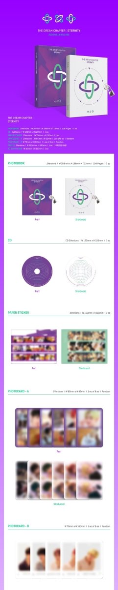 TOMORROW X TOGETHER (TXT) - Album The Dream Chapter : ETERNITY kpop — K-BOO