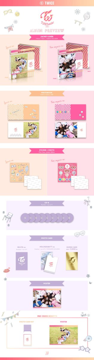 Album – TWICE - 3rd Mini Album TWICEcoaster LANE 1 | JYP entertainment | K - Boo