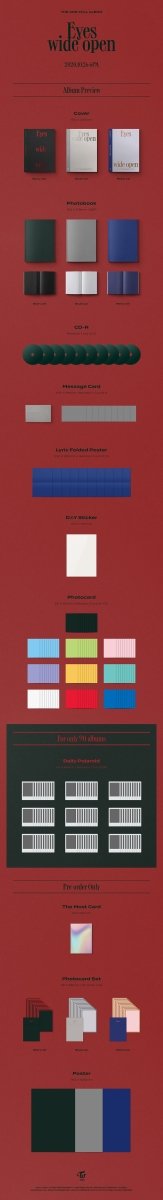 TWICE Album Vol.2 Eyes wide open kpop — K-BOO