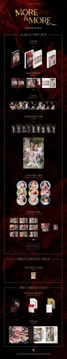 TWICE Mini Album Vol.9 MORE & MORE kpop — K-BOO