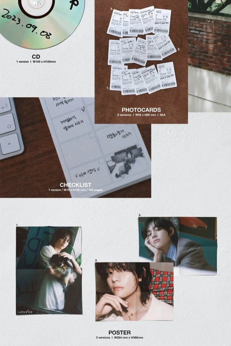 Album – V (BTS) - Layover 1st solo album | Big hit | K - Boo