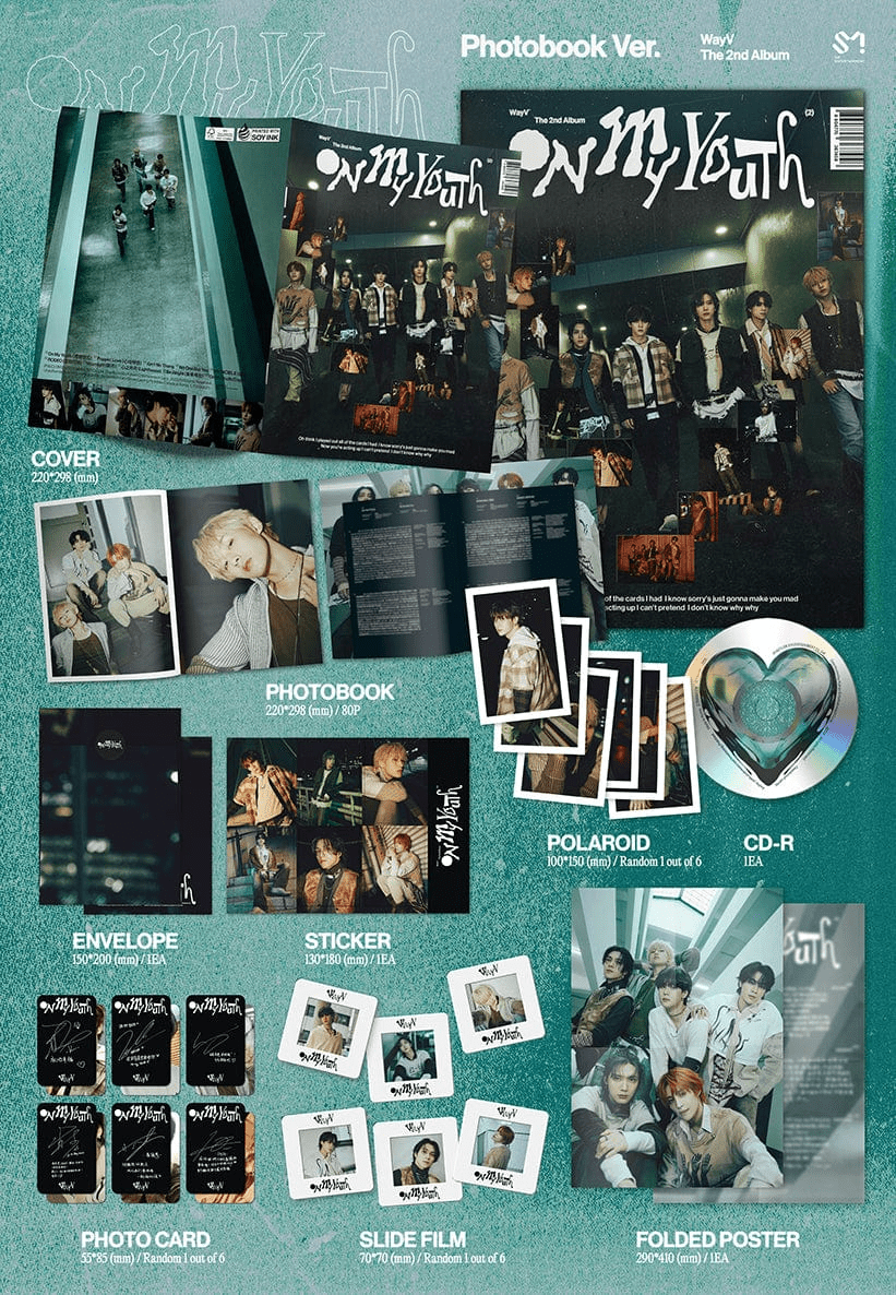 Album – WayV - 2nd Album On My Youth [Photobook Ver.] | SM Entertainment | K - Boo