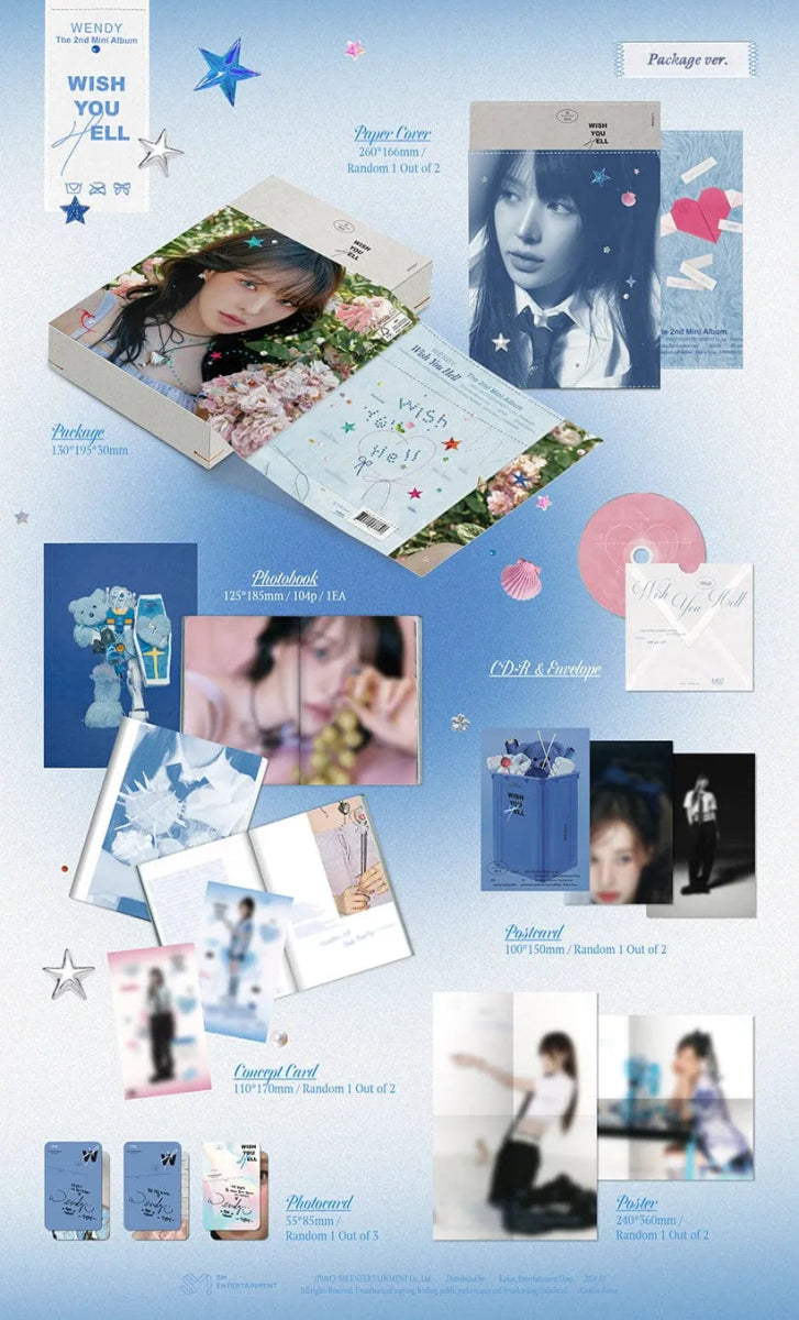 Album – Wendy (Red Velvet) - 2nd Mini album [Wish You Hell] (Package Ver.) | SM entertainment | K - Boo