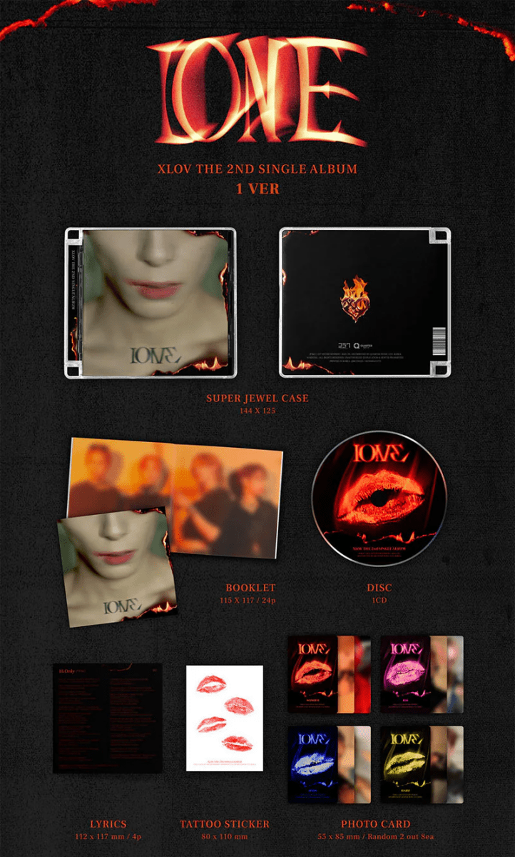 Album – XLOV - 2nd single album [ I ONE ] | 257 Entertainment | K - Boo
