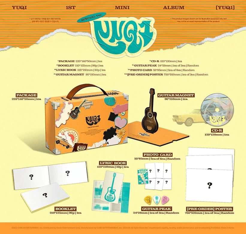 Album – YUQI ((G) - IDLE) - 1st Mini Album [YUQ1] (Special Ver.) | Cube Entertainment | K - Boo
