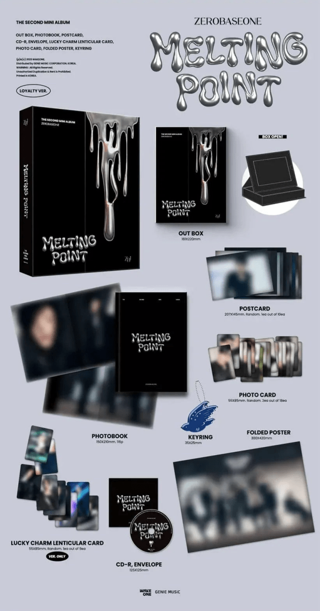 Album – ZB1 (Zerobaseone) - 2nd Mini Album Melting point | Wakeone | K - Boo