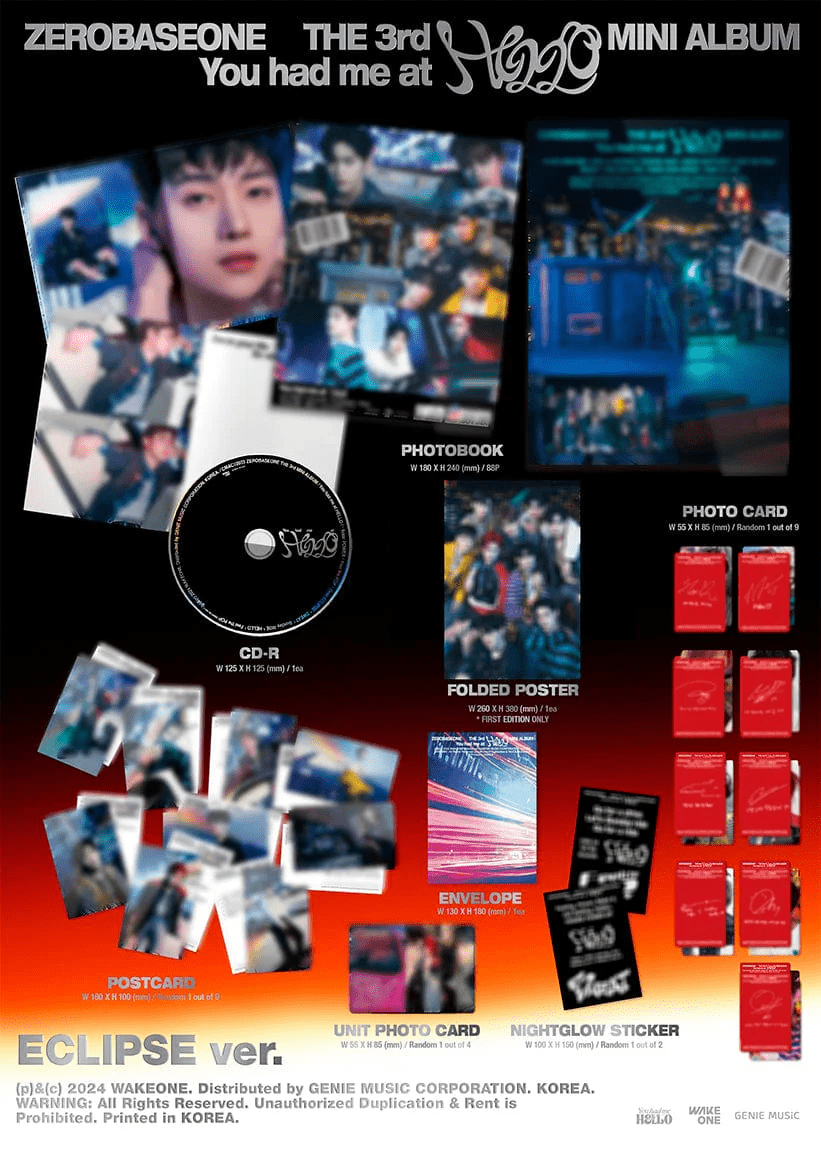 Album – ZEROBASEONE – The 3rd Mini Album You had me at HELLO | Wakeone | K - Boo