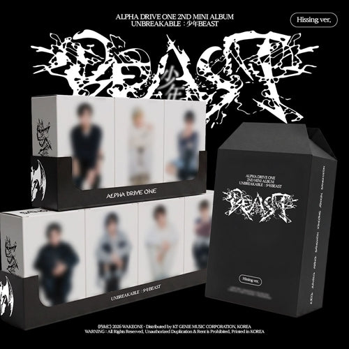 ALPHA DRIVE ONE - 2nd Mini Album [UNBREAKABLE : 少年BEAST] (Hissing Ver.)