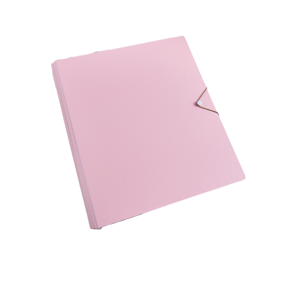 Binder – Álbum A4 para Photocards Kpop Rosa – 9 Compartimentos por Hoja | K - Boo | K - Boo