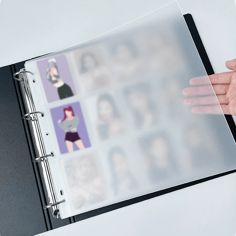 Binder – Álbum A4plus para Photocards Kpop Negro – 12 Compartimentos por Hoja | K - Boo | K - Boo