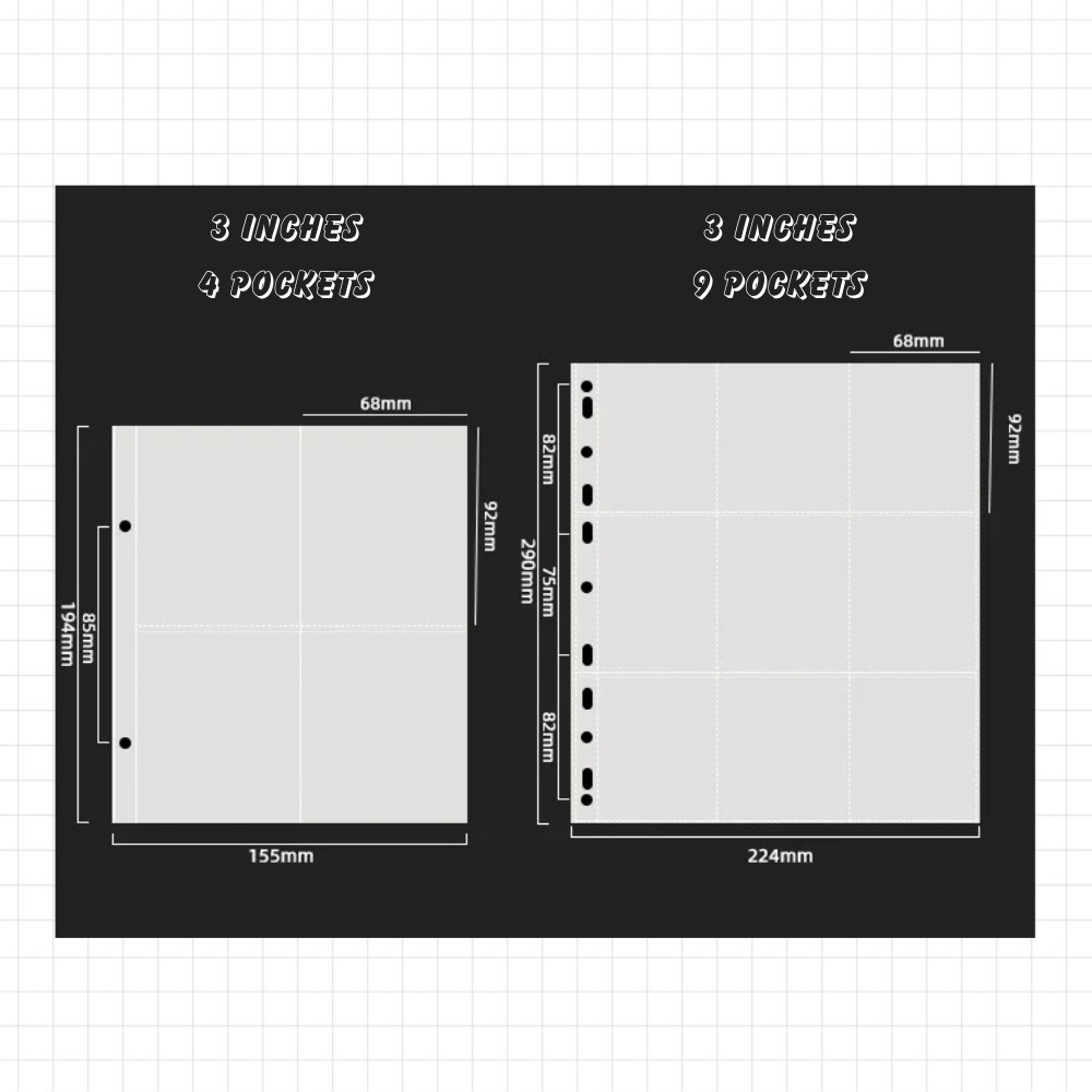 Álbum A5 para Photocards Kpop Lila – 4 Compartimentos por Hoja Binder kpop — K-BOO