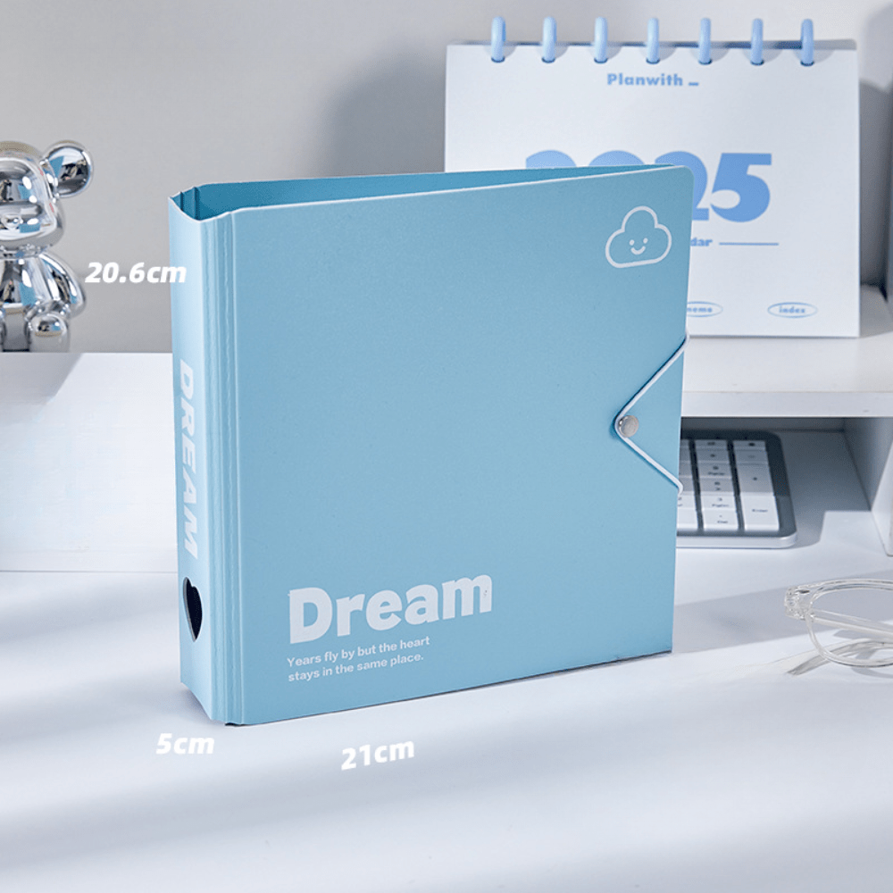 Binder – Álbum / binder A5 para Photocards Kpop DREAM – 4 Compartimentos por Hoja | K - Boo | K - Boo