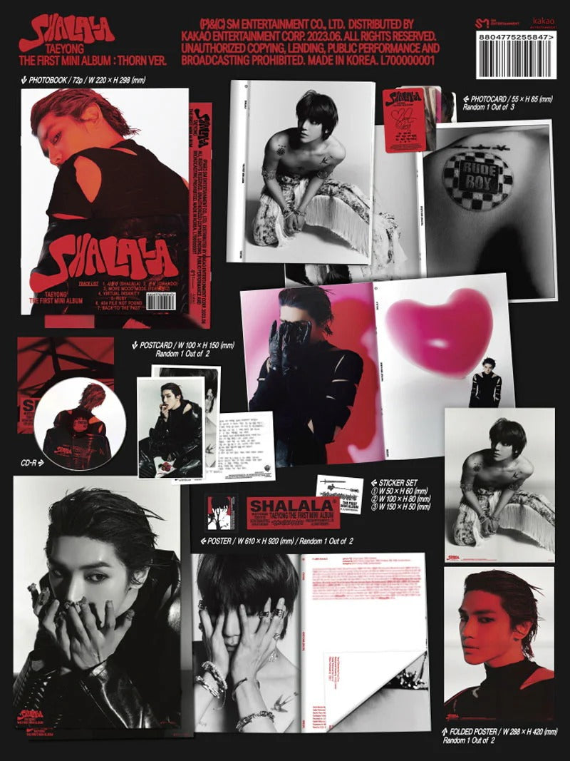 TAEYONG (NCT) - 1st Mini Album [SHALALA] (Thorn Ver.)