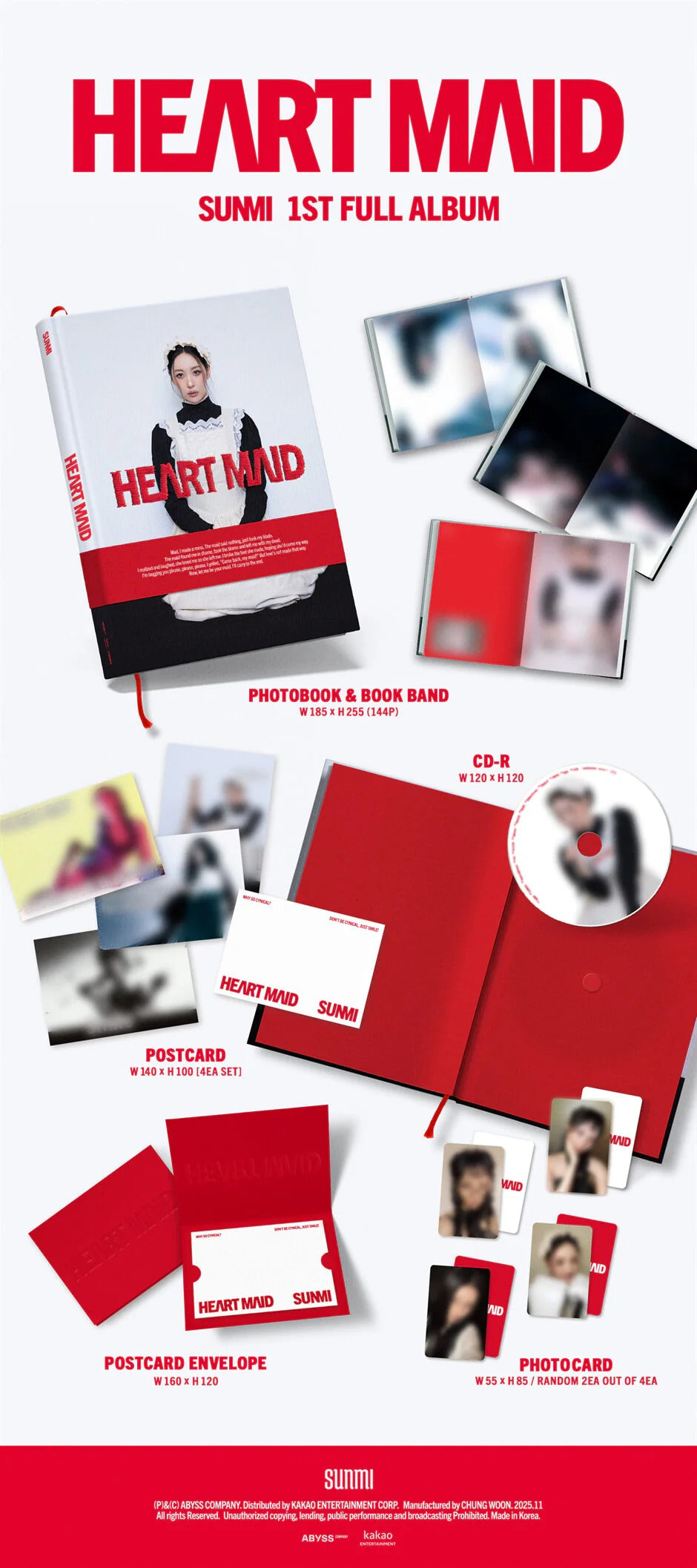 Sunmi - 1. Vollalbum [HEART MAID]