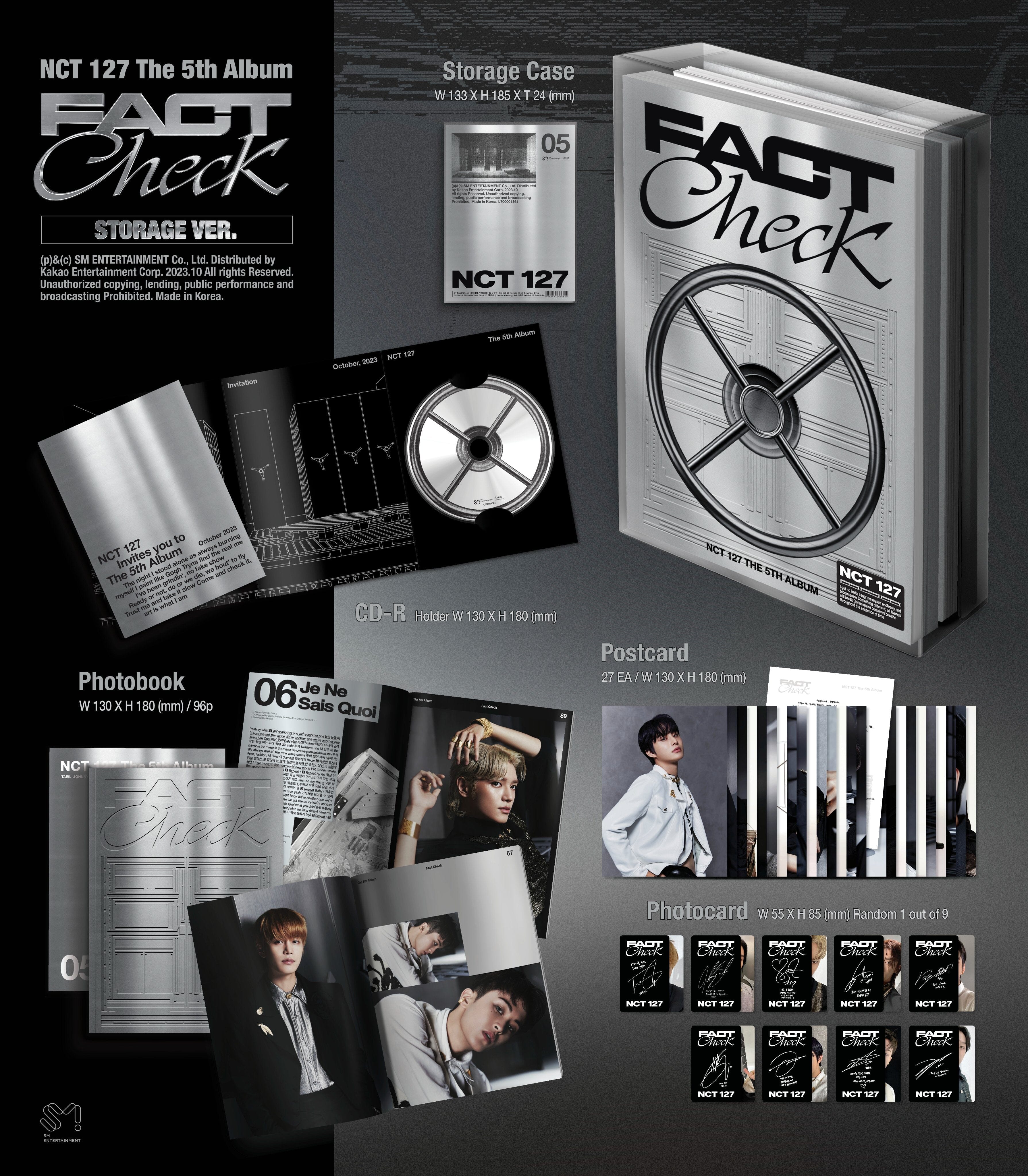 NCT 127 - Fact Check The 5th Album (Storage Ver.)