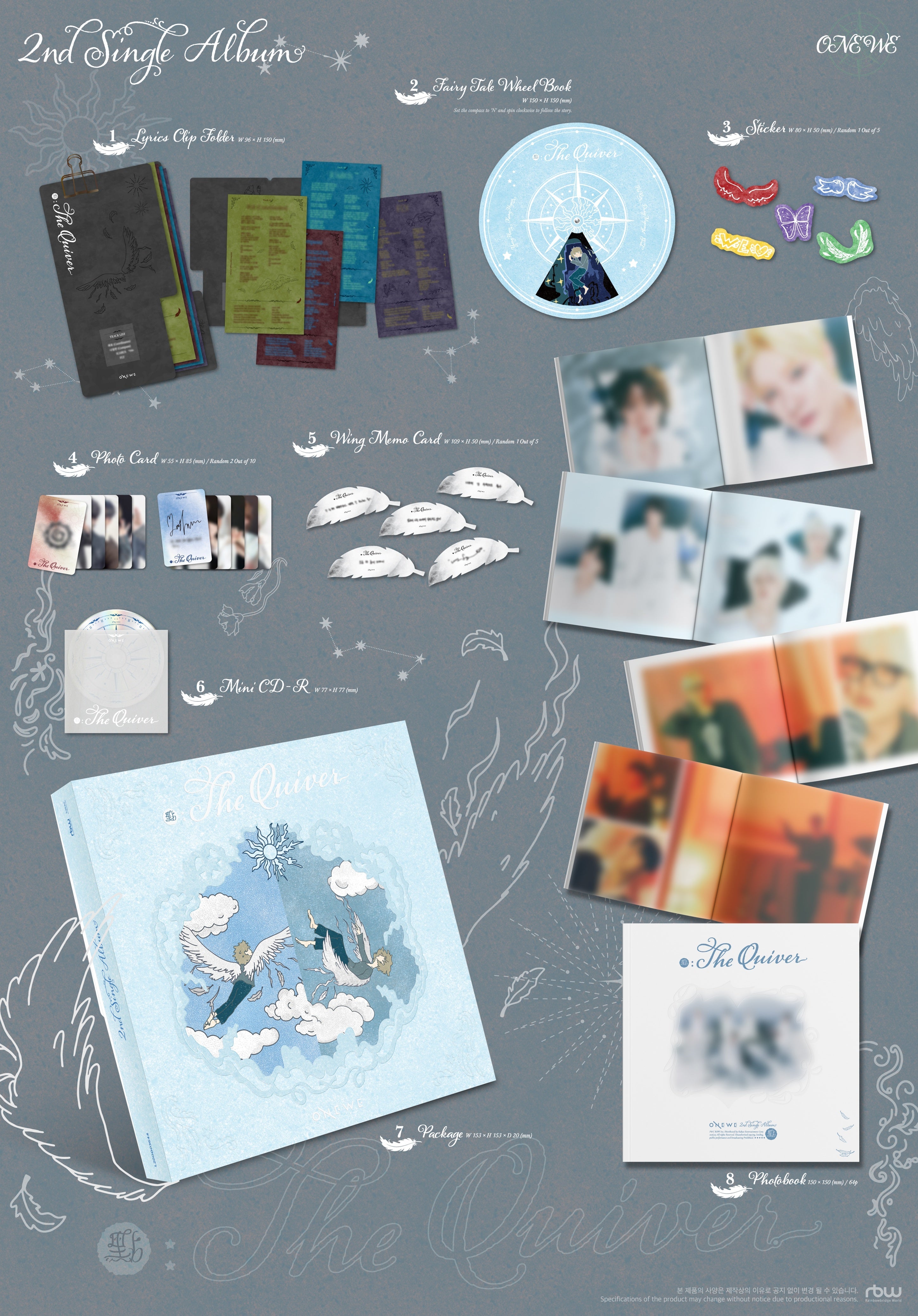 ONEWE - 2nd Single Album [點: The Quiver] - Álbum oficial kpop | K-BOO