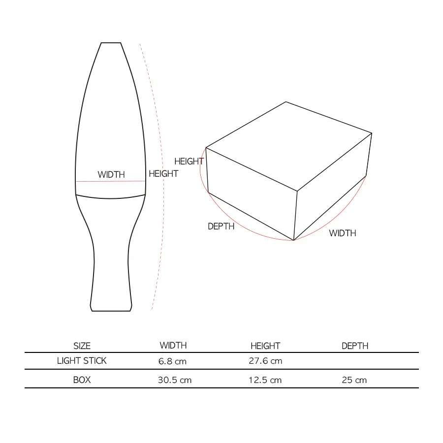 Light stick – DPR DREAM LIGHT - OFFICIAL LIGHT STICK (Limited Ver.) | Dream Perfect Regime | K - Boo