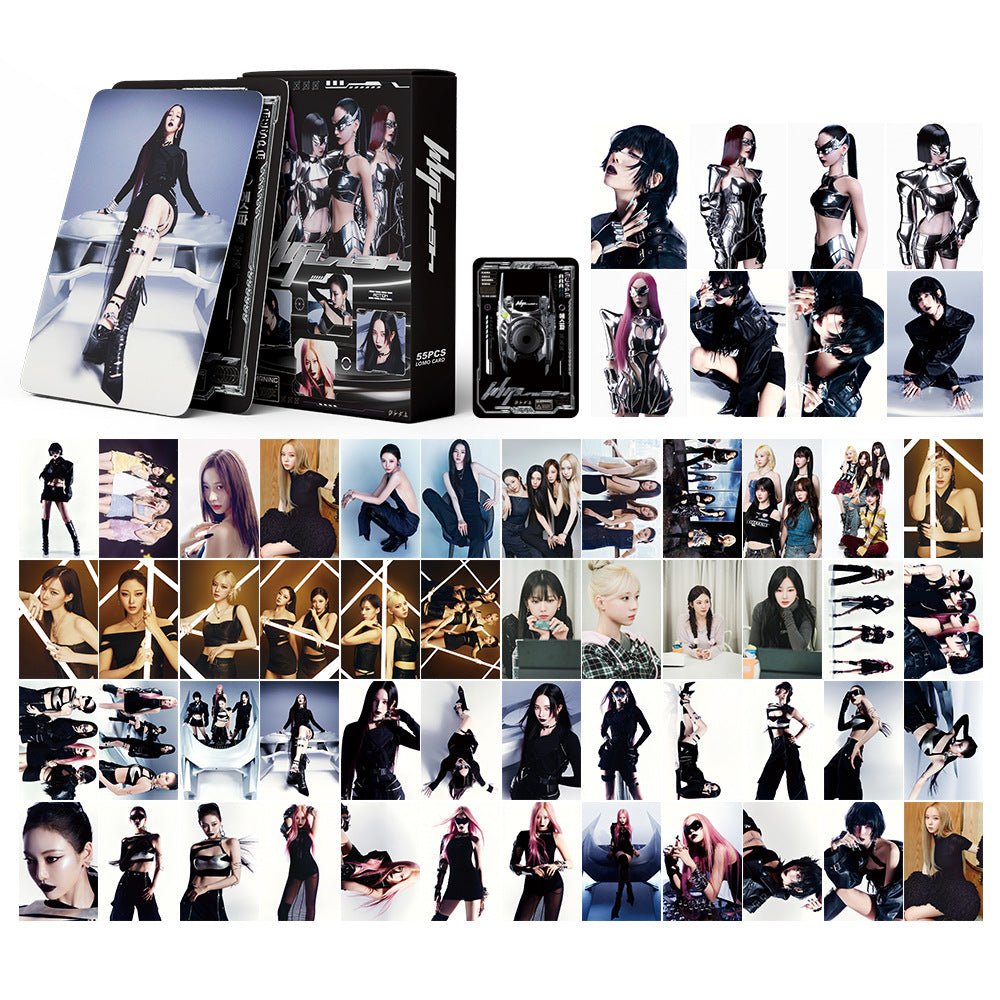 Lomocard – Aespa - Set Lomo Cards K - Pop (54 - 55 Uds) | K - Boo | K - Boo