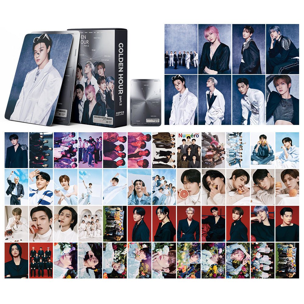 Lomocard – Ateez Golden Hour - Set Lomo Cards K - Pop (54 - 55 Uds) | K - Boo | K - Boo