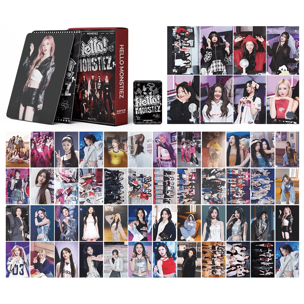 Lomocard – Babymonster Hello monstiez - Set Lomo Cards K - Pop (54 - 55 Uds) | K - Boo | K - Boo